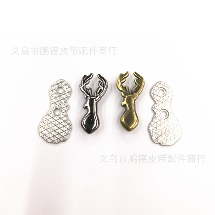 Factory direct sales of high-end zinc alloy shoe buckles, zinc alloy shoe buckles, shoe patterns, shoe chains, and hardware accessories details Picture