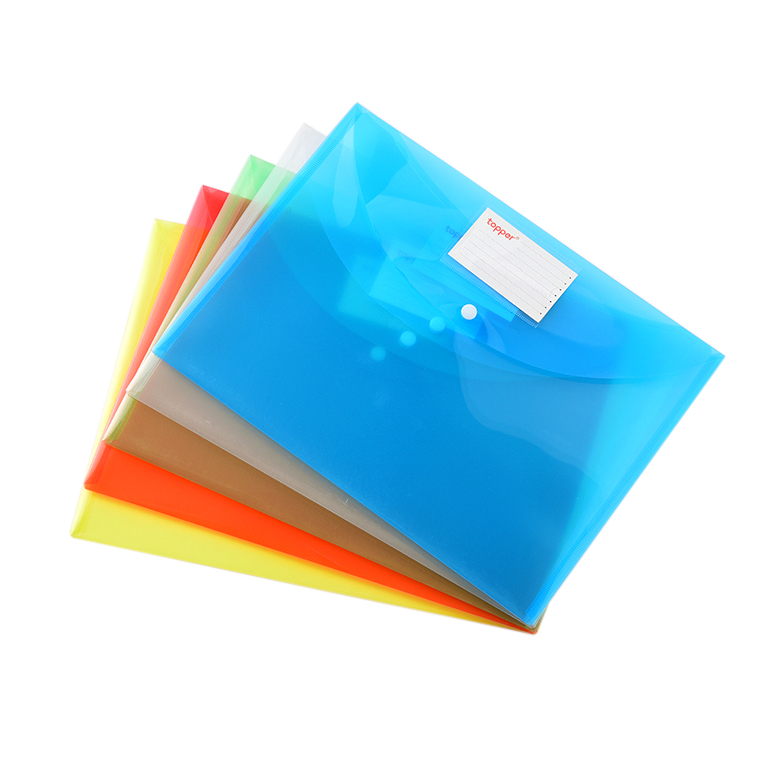 TOPPER 托普 PP 文件袋 收纳袋 办公 按扣 FC 创意