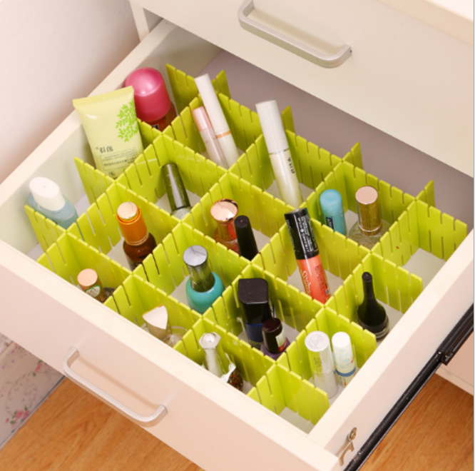 DIY creative drawer storage partitions, freely combinable partitions, storage partitions, partitions Application Scenario