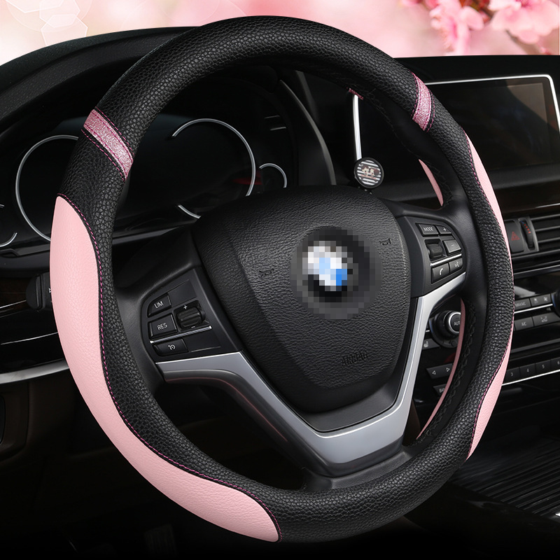 Car steering wheel cover, women's handlebar cover, all-season universal, cross-border e-commerce exclusive supply, Amazon and JD.com D-type one-piece consignment