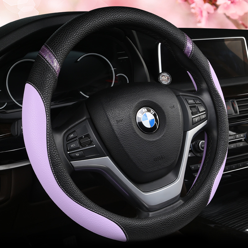 Car steering wheel cover, women's handlebar cover, all-season universal, cross-border e-commerce exclusive supply, Amazon and JD.com D-type one-piece consignment Application Scenario