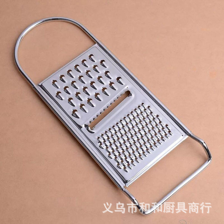 A stainless steel grater for kitchen use, No. 6#, is often used for grating corners