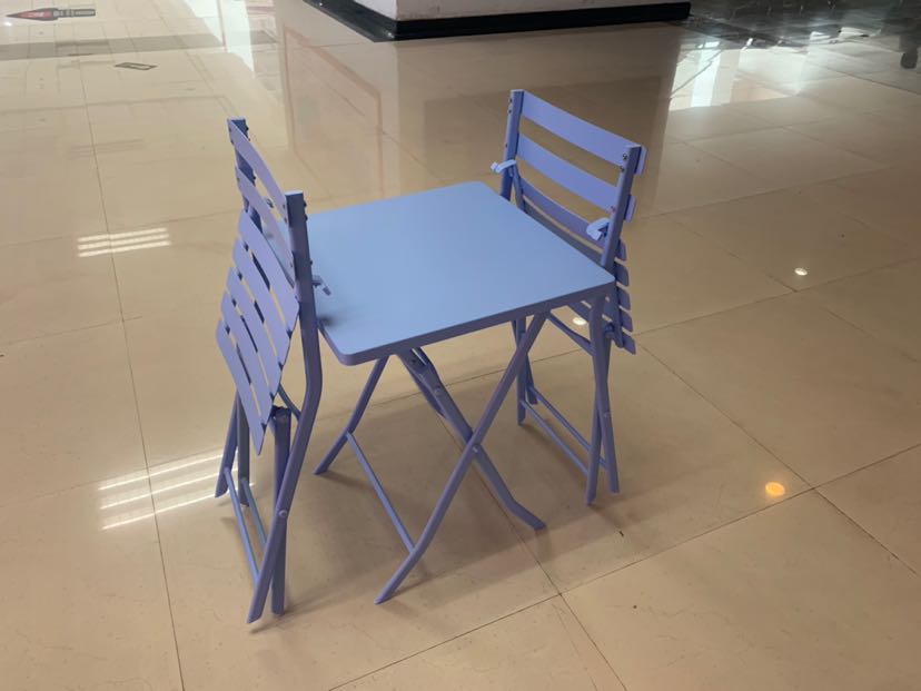 Ironwork table and chair set combination Specification image