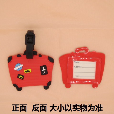 Pvc Soft Plastic Luggage Tag Password Box Luggage Tag Tag Spot Environmental Protection Materials Custom Silicone New Application Scenario