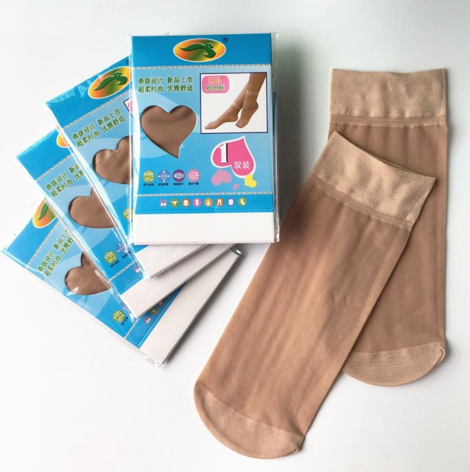 中高档女士独立包装精品短丝袜，夏季赠品袜