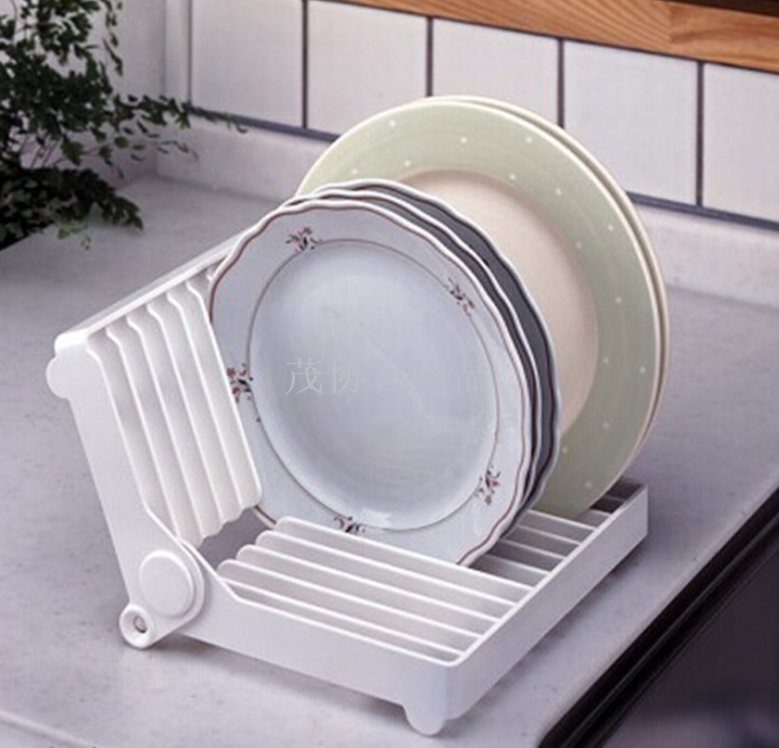 Folding plate rack storage rack water rack kitchen storage rack