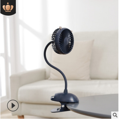 小鹿夹子风扇USB充电便捷婴儿车夹子风扇鹿角台扇手持风扇产品图