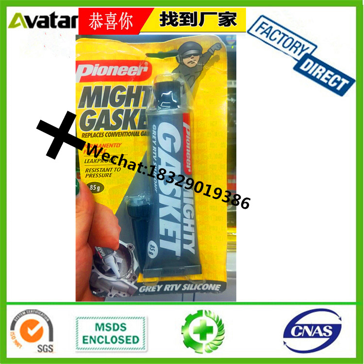 PIONEER MIGHTY GASKET GREY HIGH TEMP RTV SILICONE 85G sealant