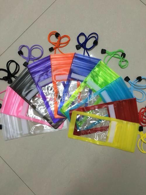 户外游泳 沙滩漂流水下拍照必备PVC防水手机袋手机包细节图