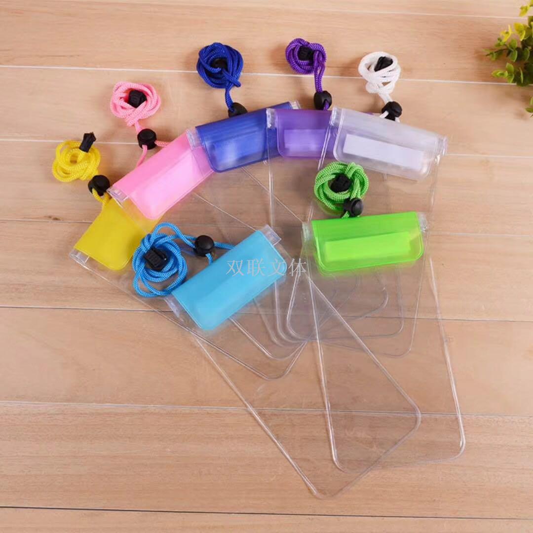 户外游泳 沙滩漂流水下拍照必备PVC防水手机袋手机包产品图