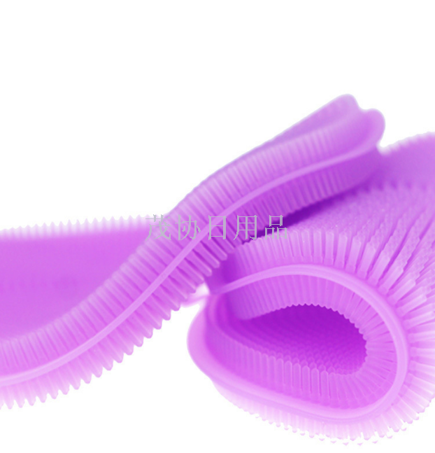 Silica gel dishwashing brush multi-purpose cleaning brush silica gel cloth silica gel wash dishwashing brush rubbing bath wash brush