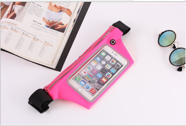 Factory direct sales of sports waist bags, knife-shaped waist bags, Leica close-fitting running waist bags, outdoor ultra-thin sports waist bags Application Scenario