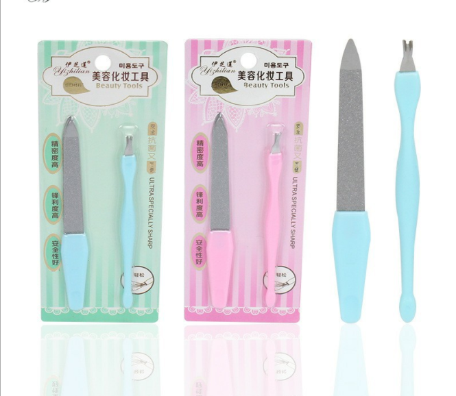 Beauty makeup nail tools and supplies wholesale dead skin push dead skin fork + dead skin shovel