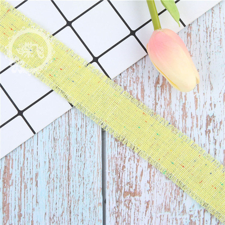 Direct supply of 3CM fringed Korean ethnic style lace headband collar DIY clothing accessories webbing factory wholesale details Picture