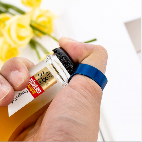 不锈钢指环开瓶器 创意啤酒开瓶器 手指戒指启瓶器 厨房小工具