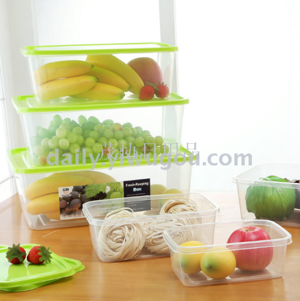 Kitchen plastic tupperware set food storage airtight boxes