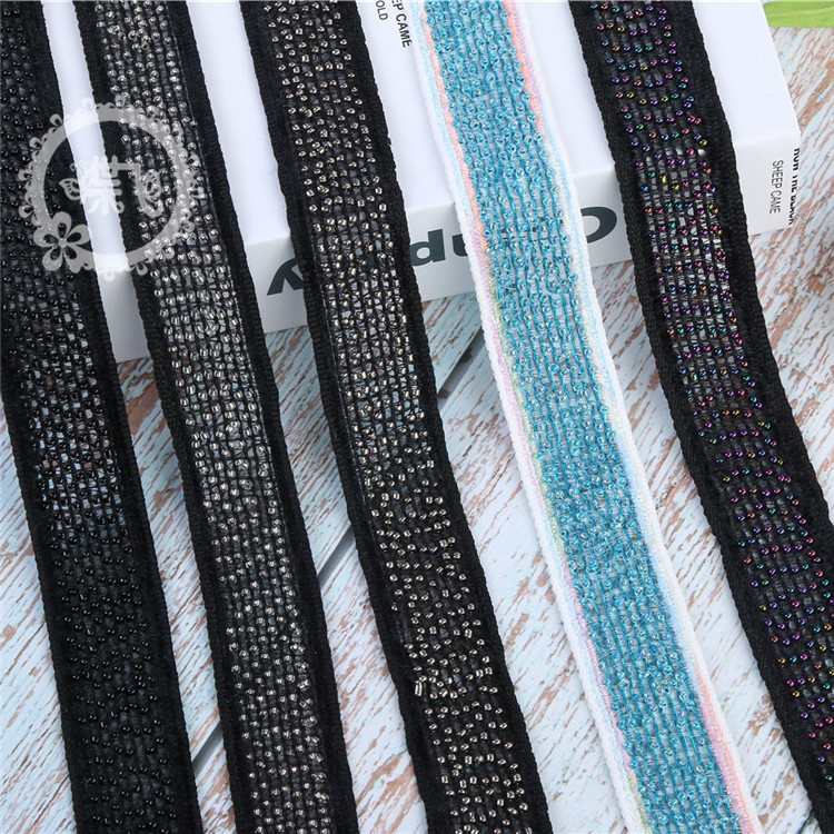 3.5CM embroidery floral bead embroidery Ethnic style embroidery lace embroidery Sewing thread luggage shoe material clothing accessories