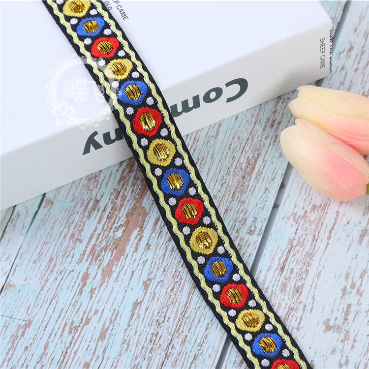High-Grade Embroidery 2.5Cm Fringe Lace Diy National Style Clothing Accessories Ribbon Shoes And Hats Accessories Lace