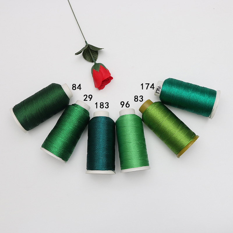 十字绣DIY金银绣线6股绿色系特卖