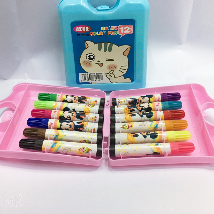 Dinghui 2099-12 Color Children's Graffiti Painting Watercolor Pen details Picture