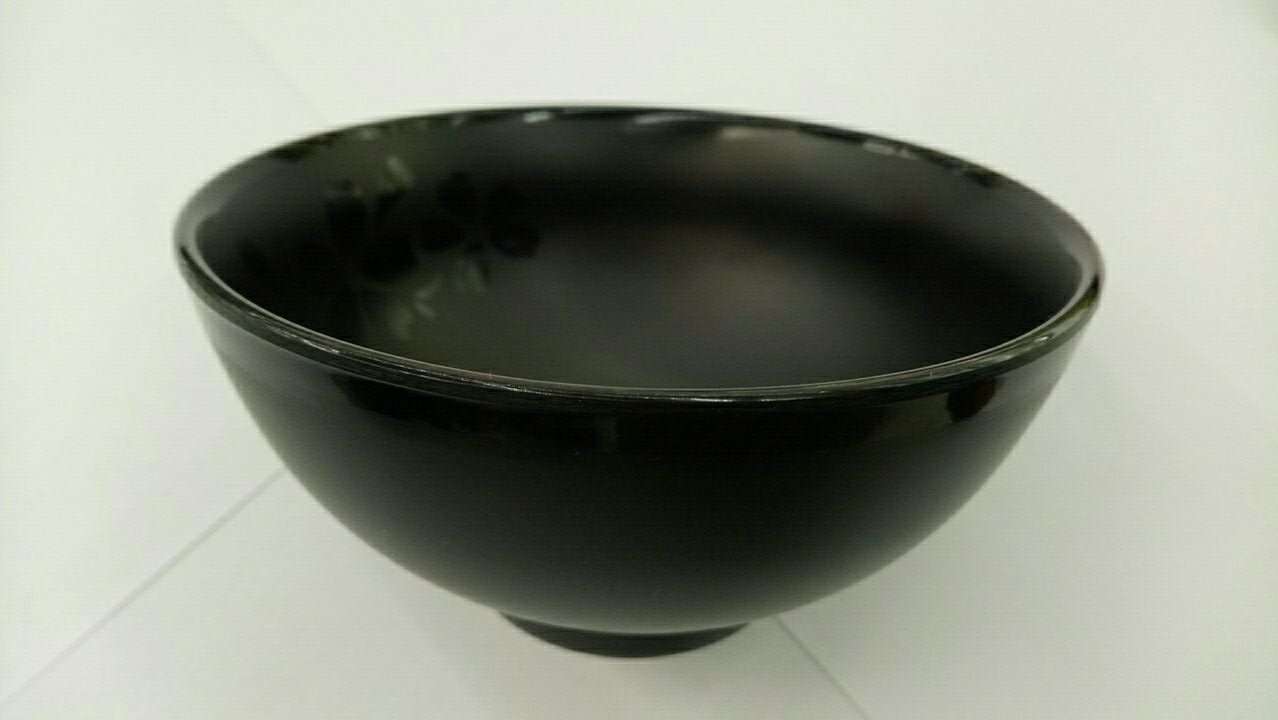 Melamine bowl frosted black 5 "rice bowl H8205