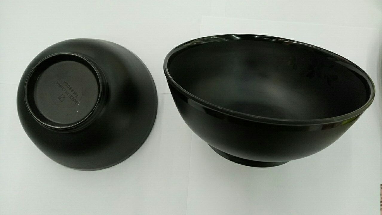 Melamine bowl frosted black 6 "bowl 3306