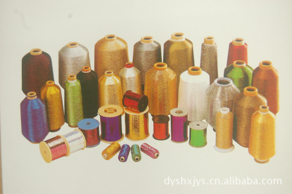 Supply all kinds of specifications embroidered gold and silver thread hope new and old customers come to purchase Ali 7 years of integrity supplier
