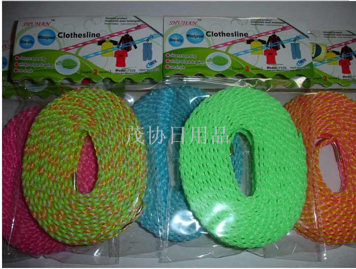 Specializing in the production of new types of clothes drying ropes, thickened and aesthetically pleasing windproof clothes drying ropes, and outdoor-specific clothes drying ropes
