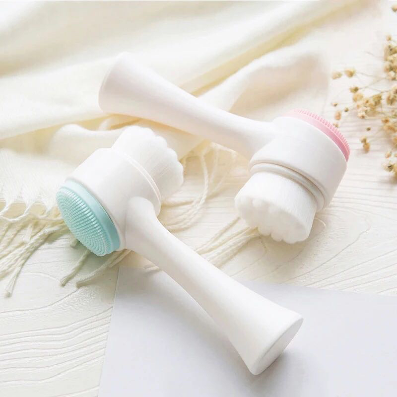 洗脸神器3d双面洗脸刷手动软毛深层清洁毛孔洁面仪