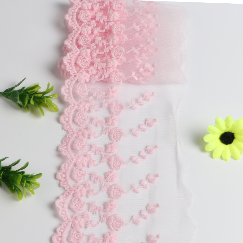 Lace mesh embroidery lace textile and garment accessories headgear accessories skirt manufacturers direct spot 10CM