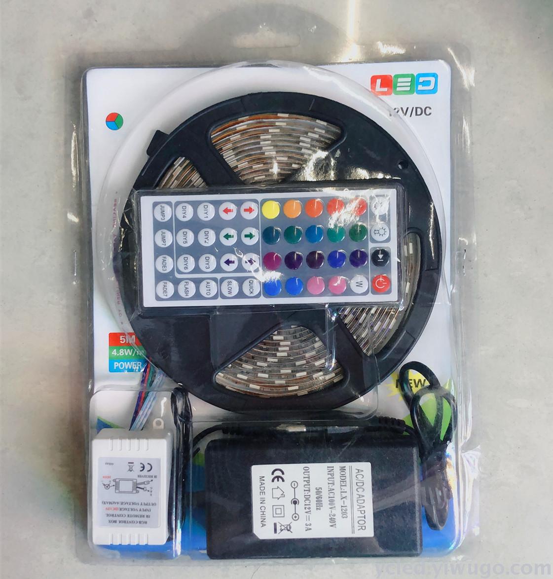 LED5050灯带套装滴胶防水RGB软灯条44键