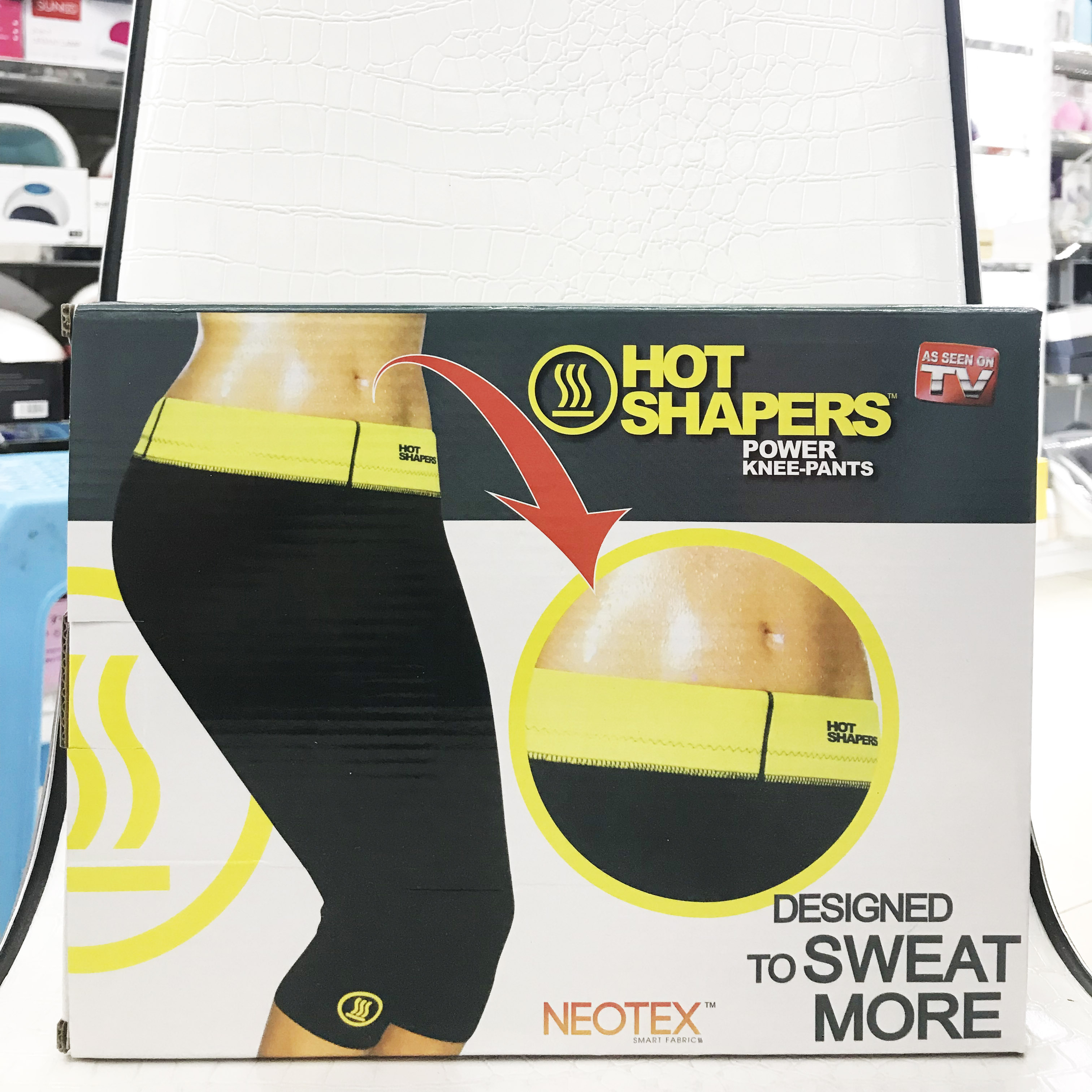 hot shapers排汗提臀运动瑜伽裤 紧身裤塑身裤暴汗健身裤产品图