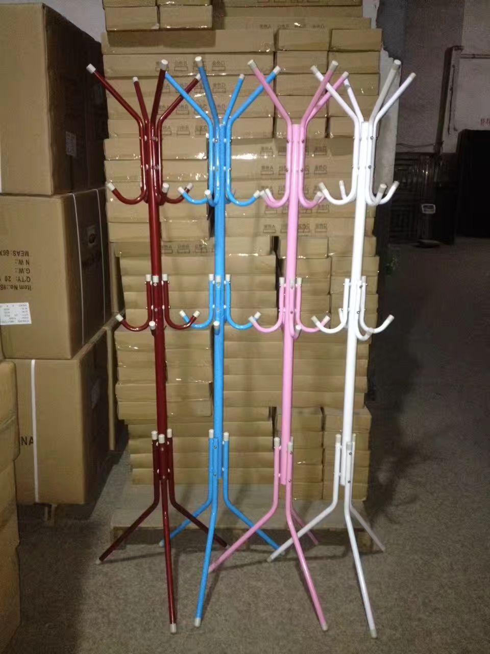 铁管烤漆简易实用型随意衣帽架 卧室收纳衣架细节图