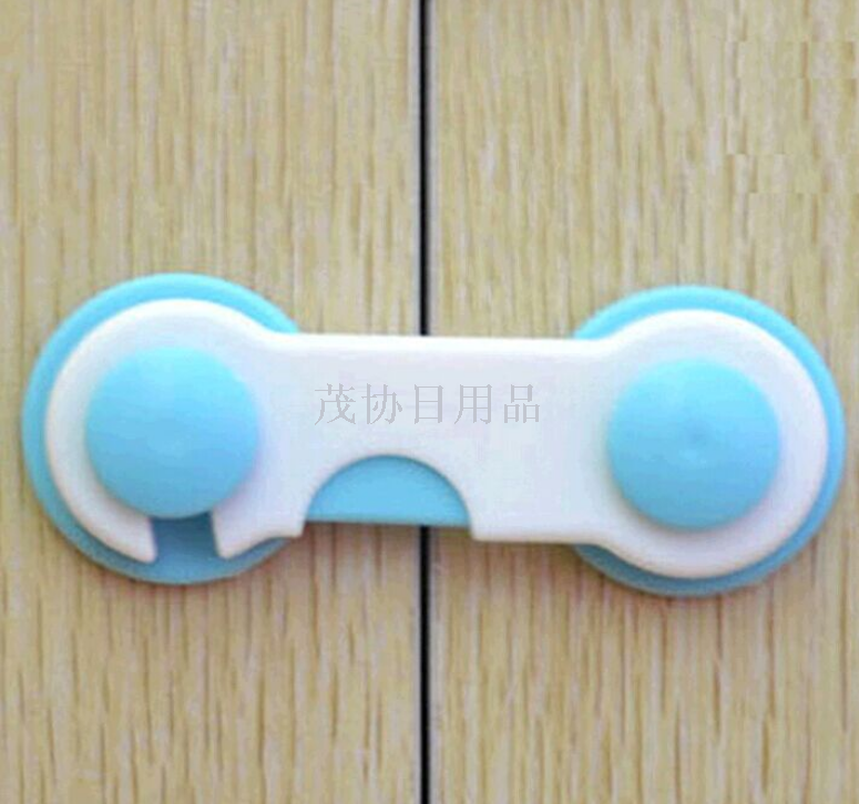 儿童安全锁 对开锁 防夹手儿童用品 直角锁 安全防护用品细节图