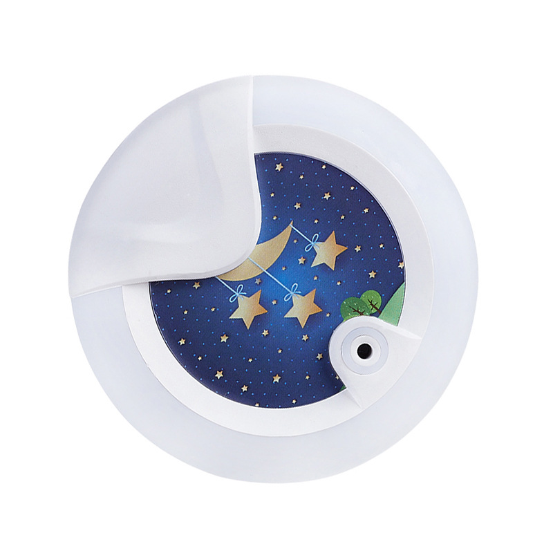 Anion small night light creative socket small night light intelligent light control sensor bedside night light Specification drawing