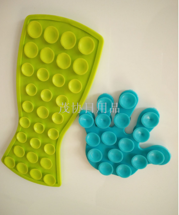 Creative palm suction cup double-sided adhesive tape toilet soap adhesive silicone mobile phone suction cup fixed