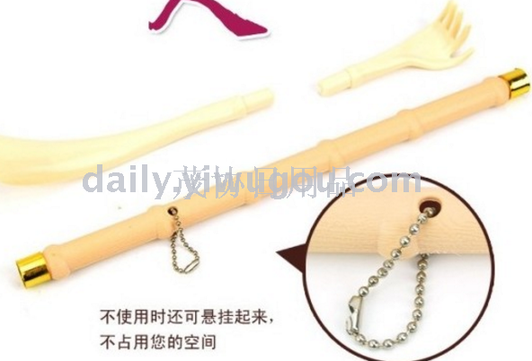 挠痒器不求人--鞋拔如意手~痒痒挠 老头乐 2用鞋拔痒痒挠