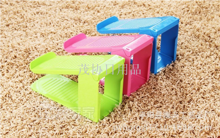Creative household goods combination storage shoe rack 3 boxes free stacking shoe rack TV shopping