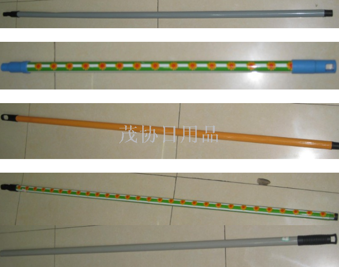 Iron spray mop rod