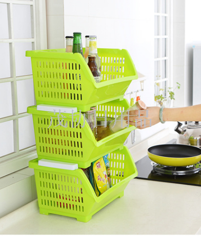 Kitchen storage racks for fruit and vegetable racks for bathroom storage baskets
