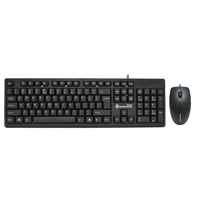 有线鼠标键盘套装 办公家用DIY赠送鼠键套装套包便宜低价U+U细节图