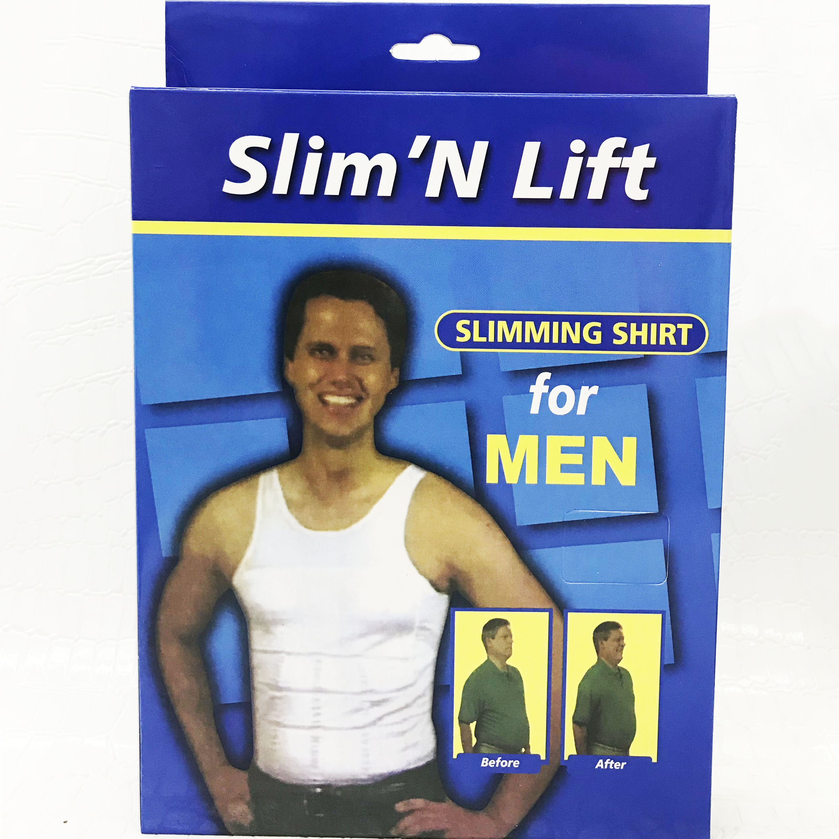 跨境专供 slim n lift 男士束腰背心 塑身收腹内衣 收腹背心