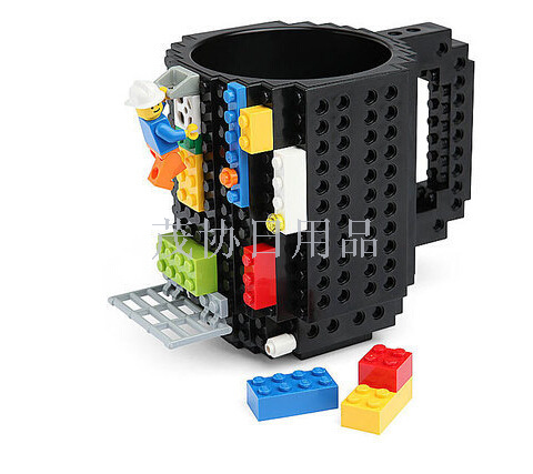 Lego cup DIY assembly cup TV shopping novel special products
