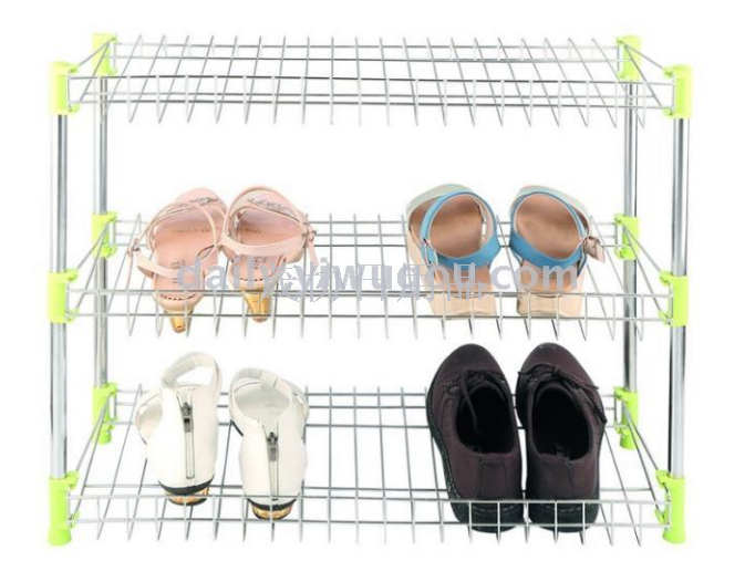 Stainless steel thickened multi-layer shoe rack integrated multi-layer creative shoe rack storage layer rack