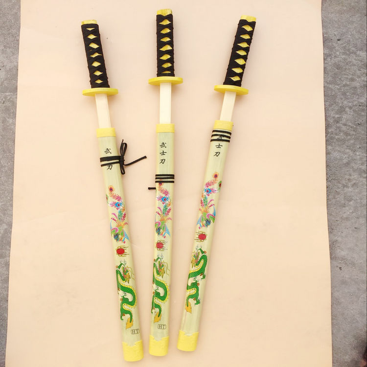 竹质 武士刀剑 日本刀剑 忍者武士竹剑景区热销款直销货号81160