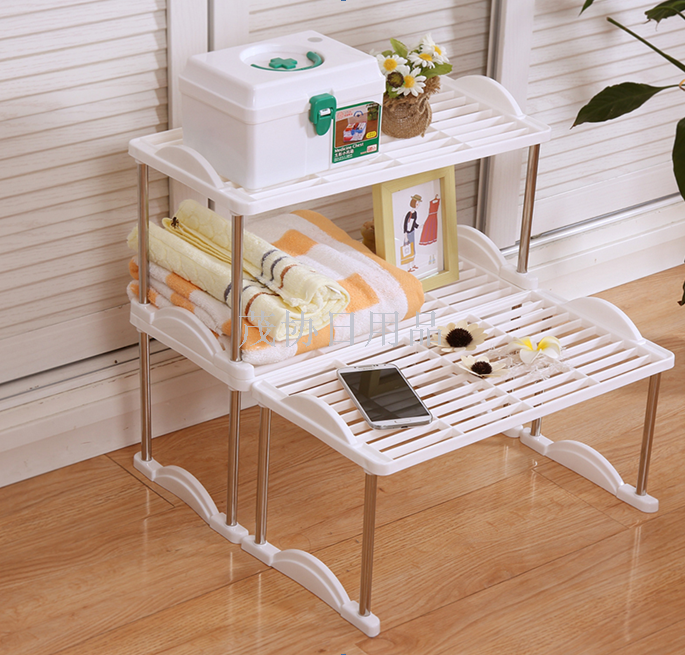 Three-layer microwave oven rack, storage rack, oven rack, kitchen microwave oven rack, storage layer rack details Picture