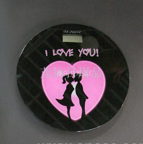 Couple electronic body scale