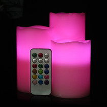 Colorful LED candle 18 key remote control candle creative electronic candle LED candle lamp