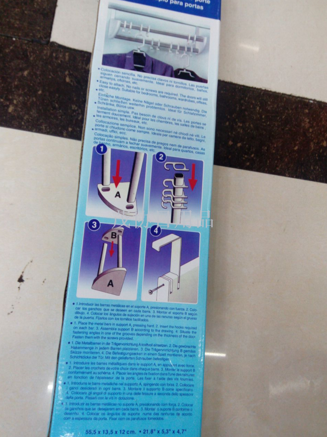 TV creative new strange door hanging hangers multi - hangers hanging multi - functional clothes hangers