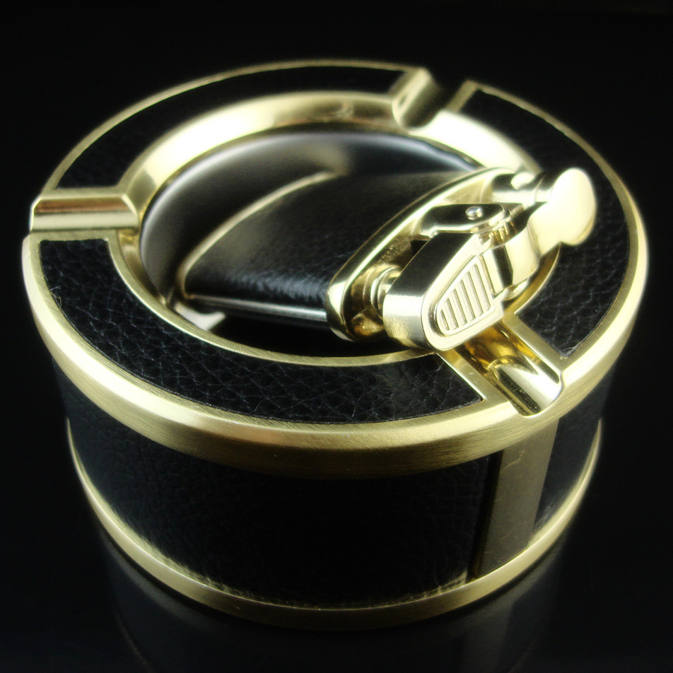 913-1 Classic, retro, simple and elegant metal windproof lighter Ashtray Gift set from Wenzhou manufacturer Application Scenario